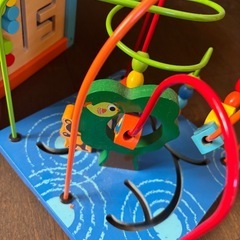 木製知育おもちゃ 数字とギア付きの画像