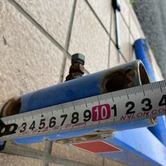 【売切御免】794 鳥取県発 デプスビーム 部品 取付部(約)50㎜ 丸軸 トラクター パーツ 広島 岡山 島根 兵庫 あぐり家鳥取中央店の画像