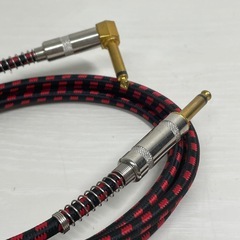 f●■ギターシールドケーブル2m・1/4インチTSプラグ」（直径6.3mm標準プラグ）の画像