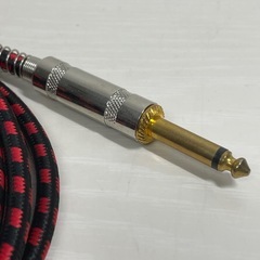 f●■ギターシールドケーブル2m・1/4インチTSプラグ」（直径6.3mm標準プラグ）の画像
