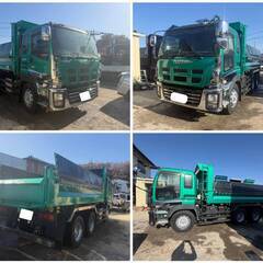 【お問合わせ番号 482-988】いすゞギガ　ダンプ　型式QKG-CXZ77AT　最大積載9,400kg　7速　380PS 走行距離60万km 2デフ 平成25年式 車検付きの画像