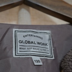 グローバルワーク　120 女児　アウターの画像