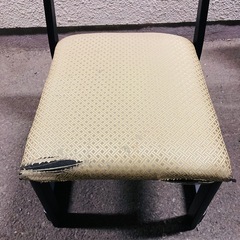 低座椅子　ローチェア　6脚まとめ　座面破れ有りの画像