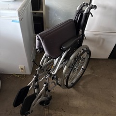 美品 使用少ない 数ヶ月のみ使用 ブレーキ付 車椅子 車いす　テイコブ車イス　 標準型 自走式 WHS07-GY の画像