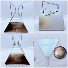 【❗️✨キャンプにもおすすめ✨❗️】🔥UNIFLAME（ユニフレーム） 燻製機セット／現状品／収納袋・網付き🔥の画像