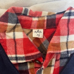 アプレレクール　ロンパース　70cmの画像