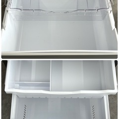 日立 3ドア冷蔵庫 315L 2021年製 R-V32NV(N) シャンパン スリム 自動製氷 うるおいチルド 札幌市白石区①の画像