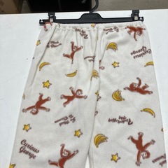 A2512-123 おさるのジョージパジャマセット120cm中古の画像
