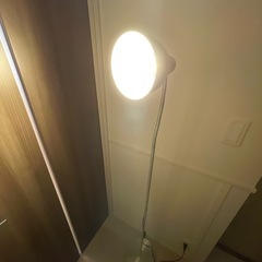 フロアライト（角度調整スポットライト / シルバー）の画像