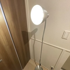 フロアライト（角度調整スポットライト / シルバー）の画像