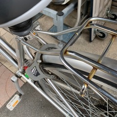 マルイシサイクル　
変速付き　シティサイクル　シルバーの画像