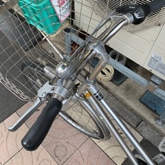 マルイシサイクル　
変速付き　シティサイクル　シルバーの画像