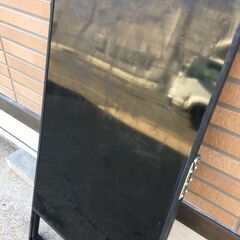 JM20507S)店舗用 A型 看板 ブラックボード 幅：約45cm  高さ：約81cm 奥行：約54cm 中古品【取りに来られる方限定】の画像
