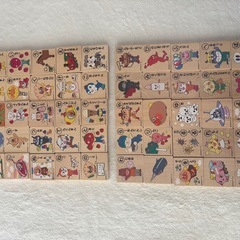 アンパンマン　純国産　木のもじあそび　の画像