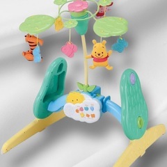 ベビージム プーメリー 6WAYジムにへんしんメリー プーさん 旧型 通電のみ確認済み 中古品販売 12Aの画像