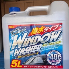 ウォッシャー液、洗剤端数の画像