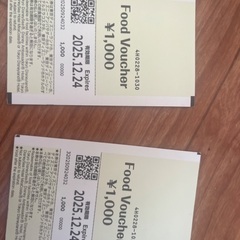 ディズニーフードバウチャーの画像