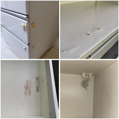 ニトリ　大型　食器棚　使用感強の画像