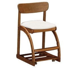 カリモク　学習机、書棚、椅子の3点セットの画像