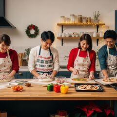 津市で手作りピザ体験♡クリスマス♡婚活パーティー開催！！