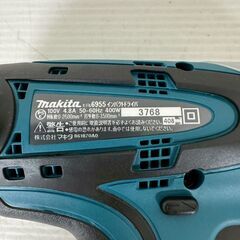 【makita】 マキタ インパクトドライバー 6955 コード式 内装 DIY 電動工具 動作確認済み 100V 400W 有線式 A0967の画像
