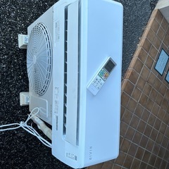 RIAIR エアコン　6畳向け　YHA-S22R-W 2025年製　中古品の画像