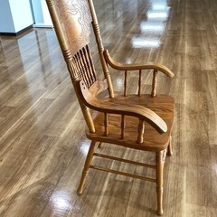 ヴィンテージ木製キャプテンチェア【町田市再生家具】252563の画像