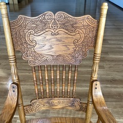 ヴィンテージ木製キャプテンチェア【町田市再生家具】252563の画像