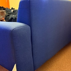 ソファー青‼︎の画像