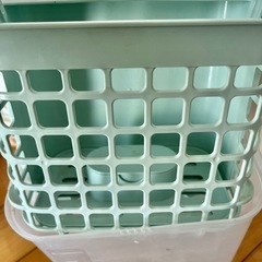 電子レンジ・薬液消毒OK！ 3WAY 哺乳びん 消毒ケース の画像