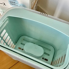 電子レンジ・薬液消毒OK！ 3WAY 哺乳びん 消毒ケース の画像