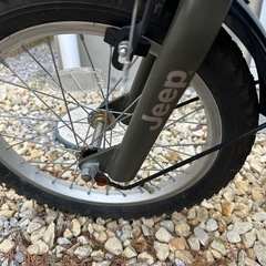 Jeep 子供用自転車 グレー 16インチの画像