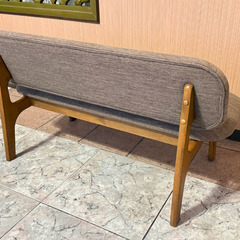 【早いもの勝ち❗️引き取り限定】ニトリダイニングチェア2人掛け/販売個数２個/色違い有の画像