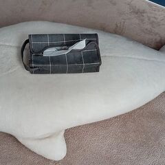 ゴマちゃん？の特大ぬいぐるみの画像