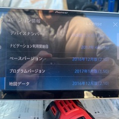 取付込み　スズキ　純正ナビ　CWS900ZS フルセグ　Bluetooth 　HDMI　　　の画像