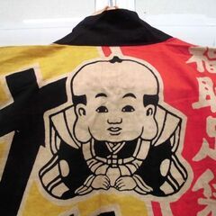 希少 レトロ 明治～大正時代 福助足袋 法被 福助法被 売り出し はっぴ 現状品 苫小牧西店の画像