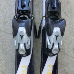 Dynamic ミッドスキー2点セット 128cm i-CELEBRATE1.3 白×黒 スキー スキー板 ダイナミック ホワイト×ブラック ミッドスキー 札幌市 西区 西野店の画像