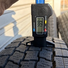 冬タイヤ14インチ ★ 165/R14 LT ★ Good Year製スタッドレス ★ PCD100商用車用ホイール付き ★ 深溝バリ山スタッドレス４本組み ★ 群馬発 ★ 直接引き取り歓迎の画像