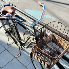 自転車　26インチ　グリーンの画像