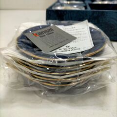 KANSAI カンサイ 湯呑4点 茶托5点 食器セット 未使用 保管品 和食器 欠品あり 箱破れ ギフト 贈答品　251205-11Tの画像