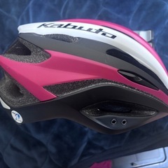 【新品未使用品】　Kabuto ロードバイク用ヘルメット　赤　M/Lの画像