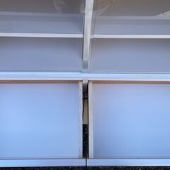 美品 大川家具 食器棚 北欧テイストの画像