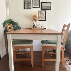 ダイニングテーブル＆チェア 中古の画像