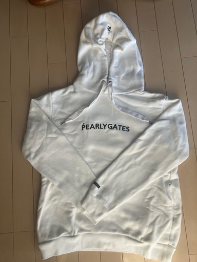 PEARLY GATES ホワイト パーカー