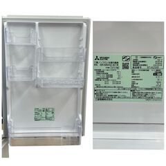 【REGASTOCK川崎店】MITSUBISHI 三菱 451L ノンフロン冷凍冷蔵庫 MR-MB45E-W1 2019年製の画像