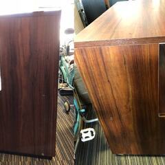 ☆YAMAHA  スピーカーシステム オーディオラック ブラウン 木目調 現状品 中古品(NF251205)303-590-②の画像