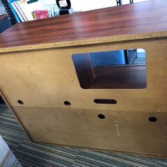 ☆YAMAHA  スピーカーシステム オーディオラック ブラウン 木目調 現状品 中古品(NF251205)303-590-②の画像