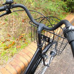 中古自転車 COCORIN ママチャリ 自転車 実用 6段変速 27インチ LEDオートライト ブラック 通勤 通学 近所のお出掛けなどにの画像