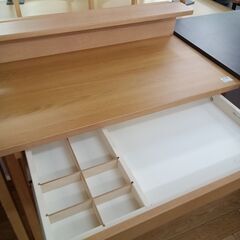 ★リユースのサカイつくば店★TK7560 オカムラ デスク ナチュラル H86×D44×W80 クリーニング済みの画像