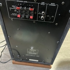 ONKYO オンキョーアンプ内蔵サブウーファー　SL-105の画像